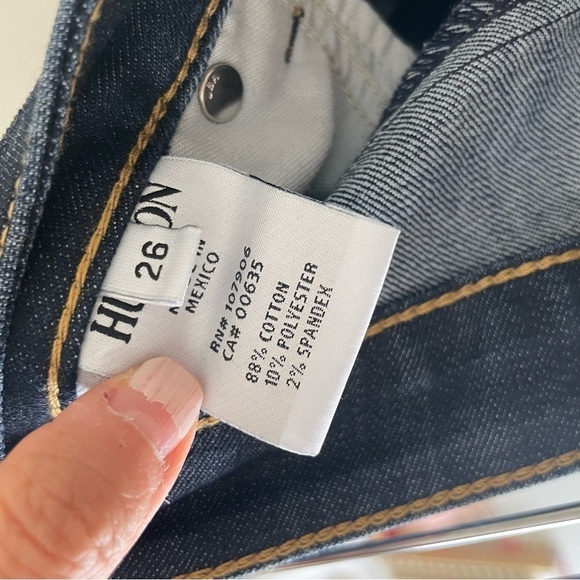 Hudson Bacara Cropped Straight Leg Cuffed Jeans - Picture 5 of 6